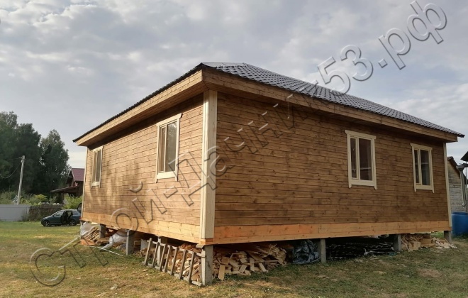 5 Брусовой дом ОД-12, 9х9м, 81М², Калужская область, Жуковский район, деревня Корсаково (11)